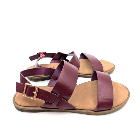 Journee Collection Lavine Slingback Sandals Women's Raspberry Size US6.5W EU37 - Picture 3 of 11